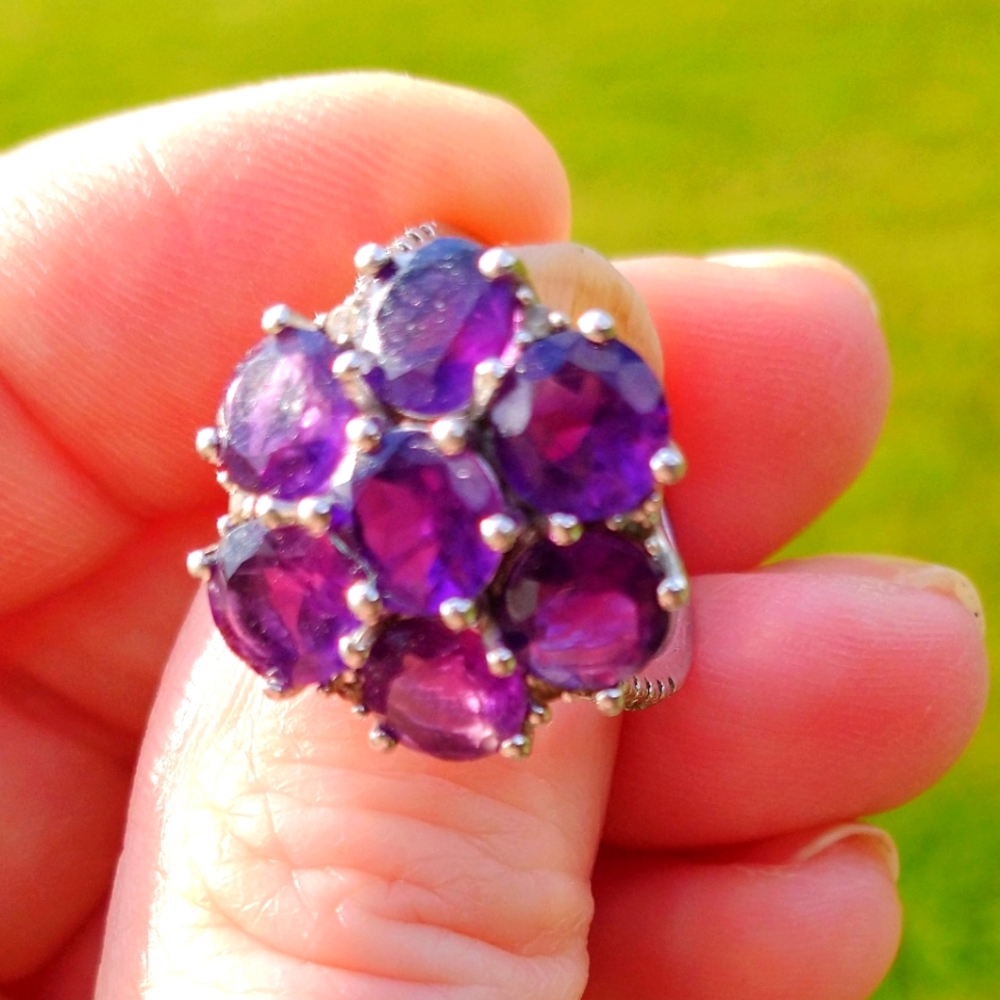 Amythest ring - Picture 2 of 5